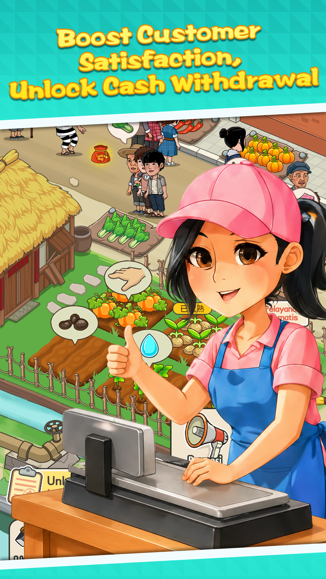 Market gameplay screenshot scene five
